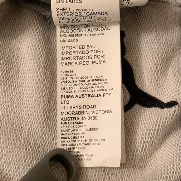 🌙 PUMA X SANKUANZ LOGO GREY LONG SLEEVE PULLOVER HOODIE - SIZE SMALL 🌙 - Picture 12 of 14